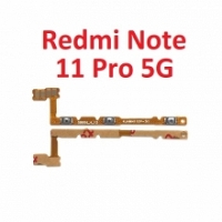 Dây Nút Nguồn Âm Lượng Xiaomi Redmi Note 11 Pro 5G Dây Nút Nguồn On Off Linh Kiện Thay Thế